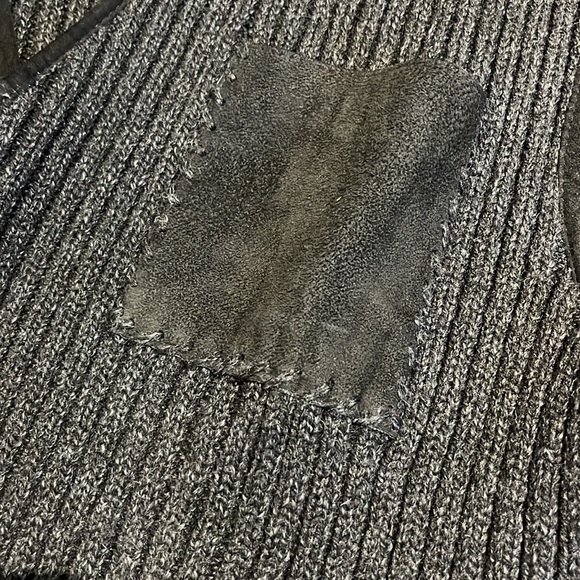 Firenze Mondo D Marco sweater vest with suede pockets - Picture 5 of 5